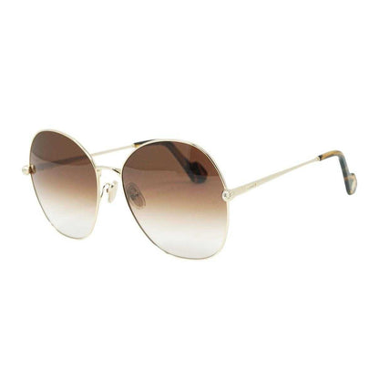 Brown-Gold - Front - Lanvin Mens Gradient Sunglasses