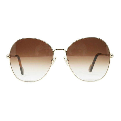 Brown-Gold - Side - Lanvin Mens Gradient Sunglasses