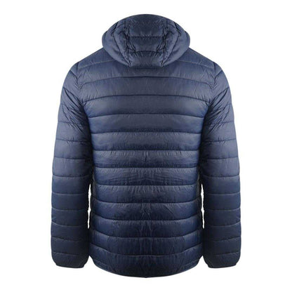 Navy Blue - Back - Aquascutum Mens London Quilted Logo Jacket