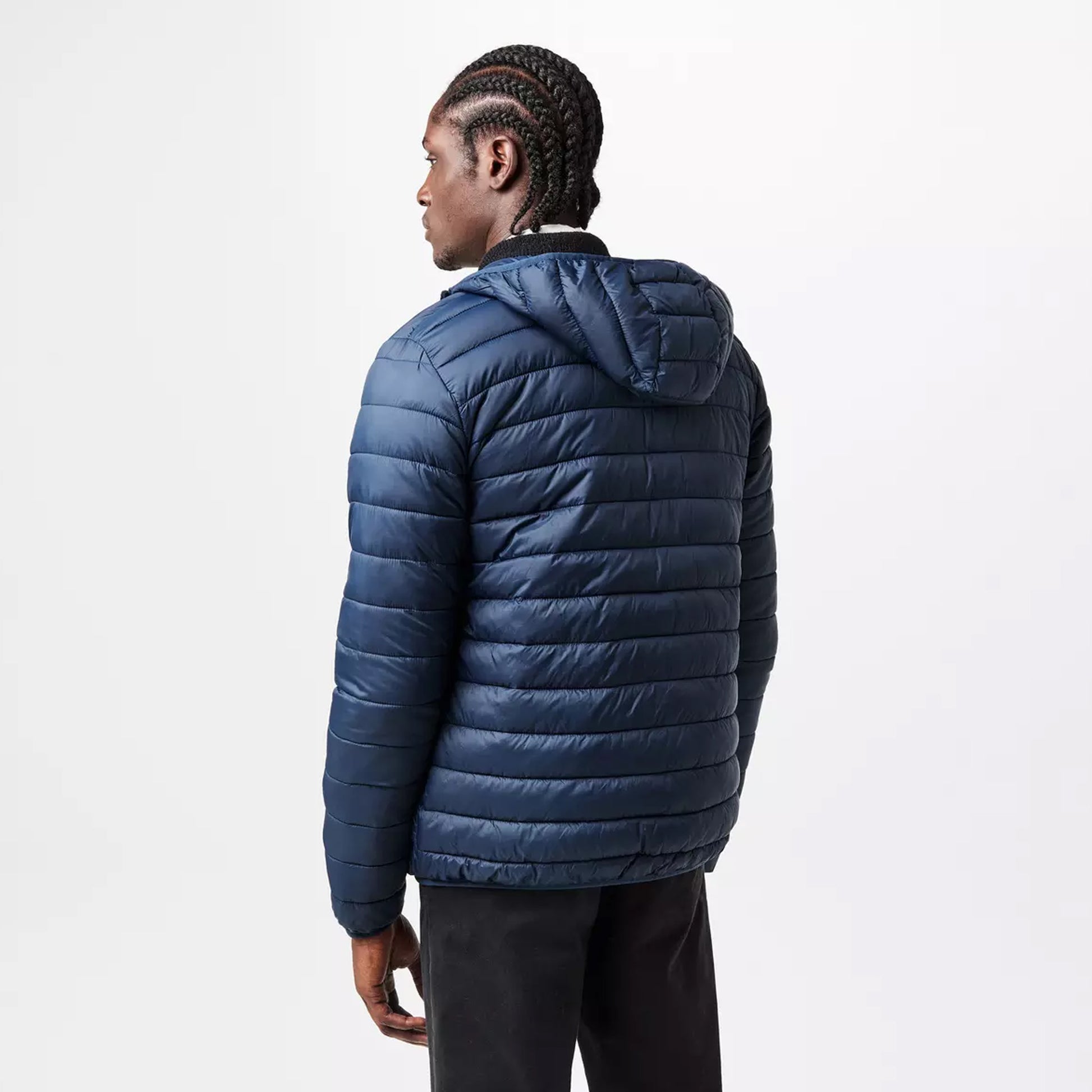 Navy Blue - Lifestyle - Aquascutum Mens London Quilted Logo Jacket