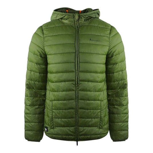 Green - Front - Aquascutum Mens London Quilted Logo Jacket