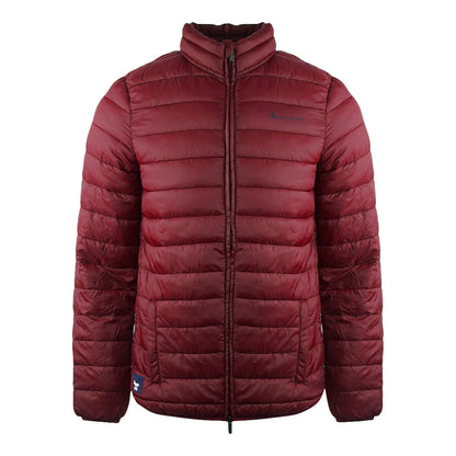 Red - Front - Aquascutum Mens Logo Padded Jacket