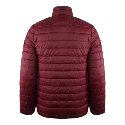 Red - Back - Aquascutum Mens Logo Padded Jacket