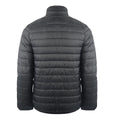 Black - Back - Aquascutum Mens Logo Padded Jacket