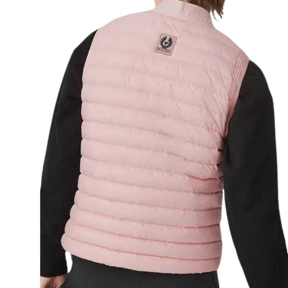 Chalk Pink - Back - Belstaff Womens-Ladies Stella Down Gilet