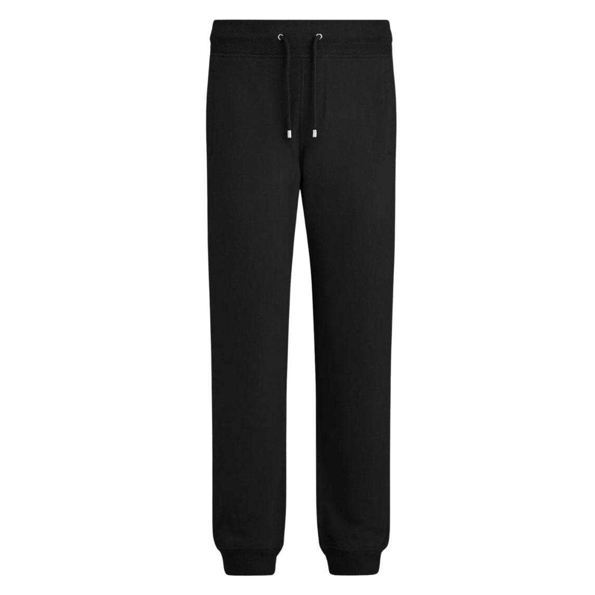 Black - Front - Belstaff Mens Plain Jogging Bottoms