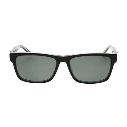 Shiny Black - Side - Guess Mens Rectangular Polarised Sunglasses