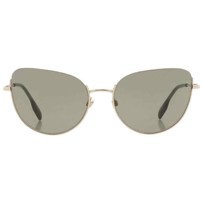 Light Gold - Front - Burberry Womens-Ladies Harper Plain Sunglasses