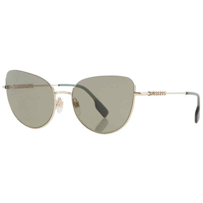 Light Gold - Back - Burberry Womens-Ladies Harper Plain Sunglasses