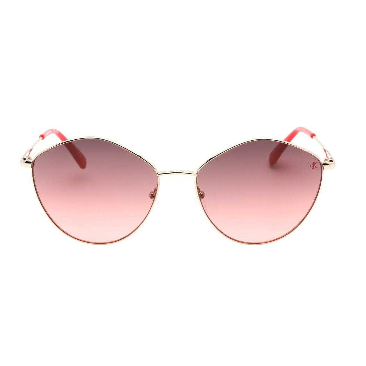 Gold-Pink - Side - Calvin Klein Womens-Ladies Gradient Sunglasses