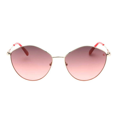 Gold-Pink - Side - Calvin Klein Womens-Ladies Gradient Sunglasses