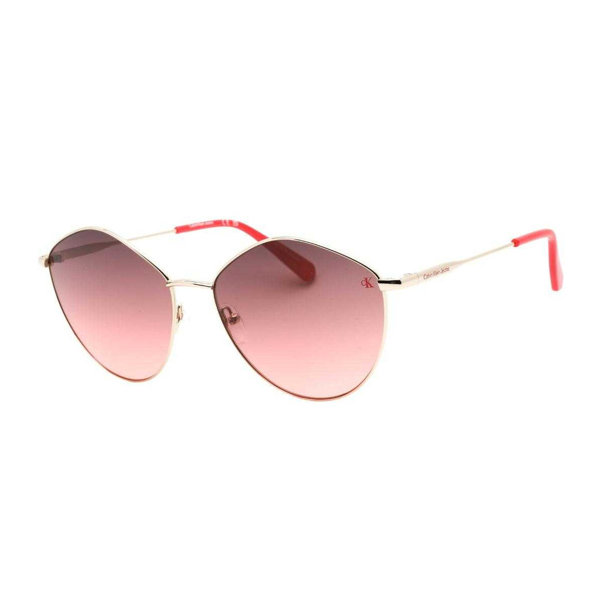 Gold-Pink - Front - Calvin Klein Womens-Ladies Gradient Sunglasses