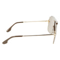 Mocha Brown-Gold - Side - Victoria Beckham Womens-Ladies Sunglasses