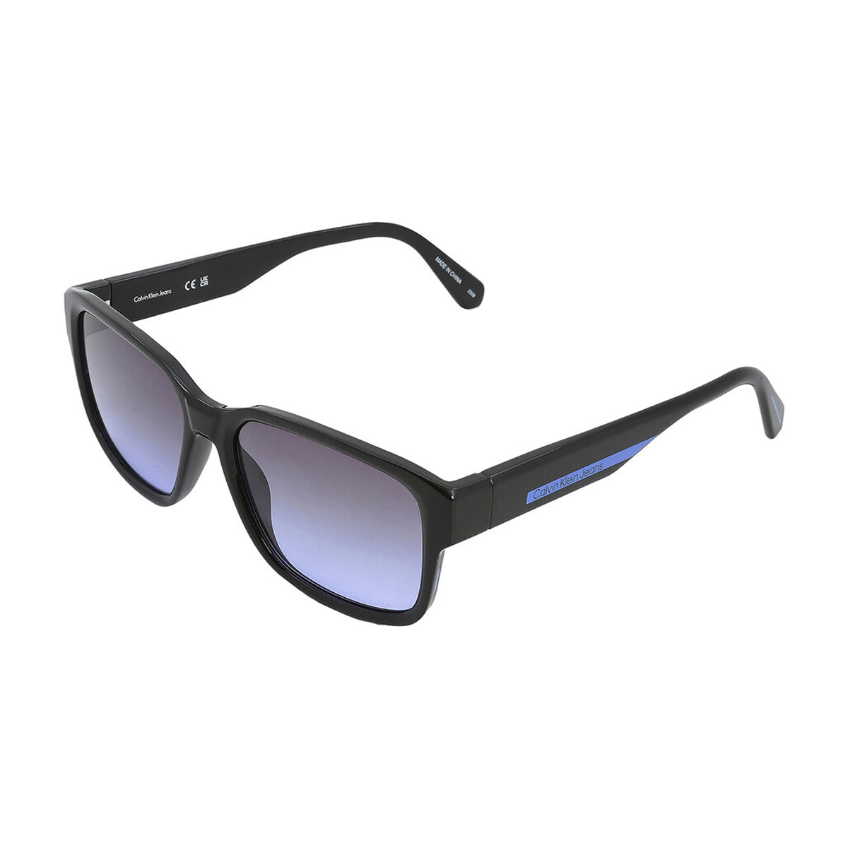 Black-Violet - Lifestyle - Calvin Klein Mens Square Sunglasses