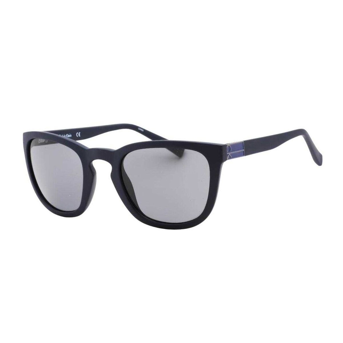 Navy - Front - Calvin Klein Mens Smoke Sunglasses