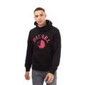 Black - Side - Diesel Mens Distorted Hoodie
