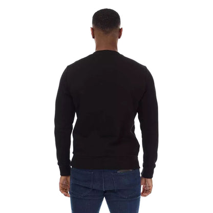 Black - Back - Diesel Mens Faded Dot Logo Sweatshirt