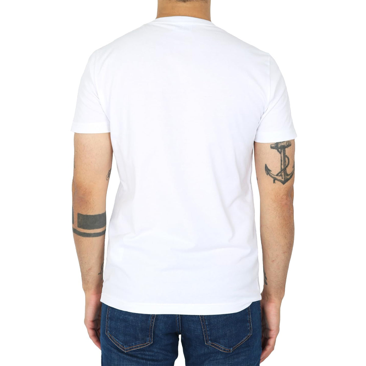White - Lifestyle - Diesel Unisex Adult Industry Denim Division Logo T-Shirt