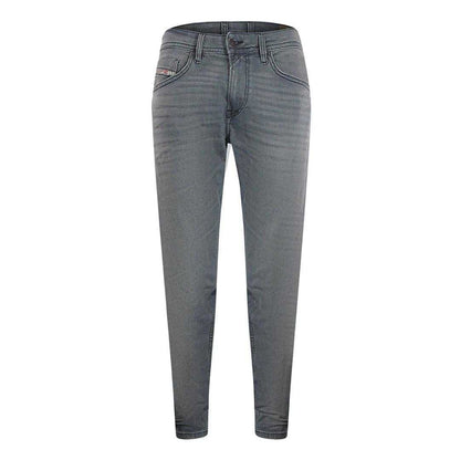 Light Grey - Front - Diesel Mens Larkee-X Stretch Jeans
