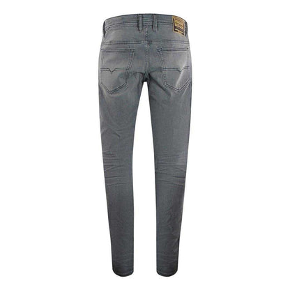 Light Grey - Back - Diesel Mens Larkee-X Stretch Jeans
