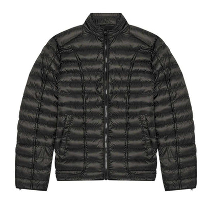 Black - Front - Diesel Unisex Adult Quilted Jacket