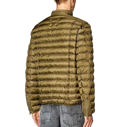 Green - Back - Diesel Unisex Adult Quilted Jacket