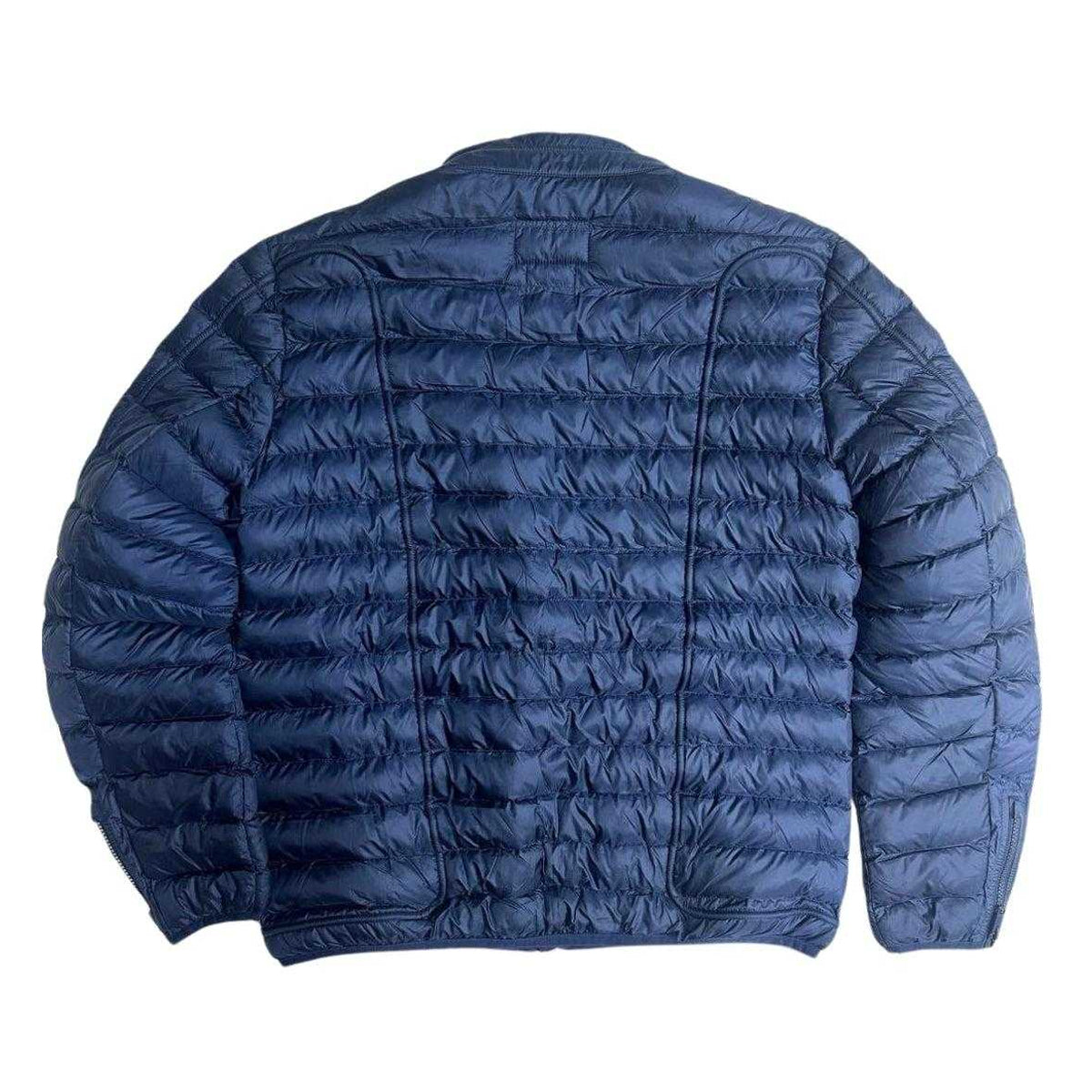Blue - Back - Diesel Unisex Adult Quilted Jacket