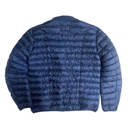 Blue - Back - Diesel Unisex Adult Quilted Jacket