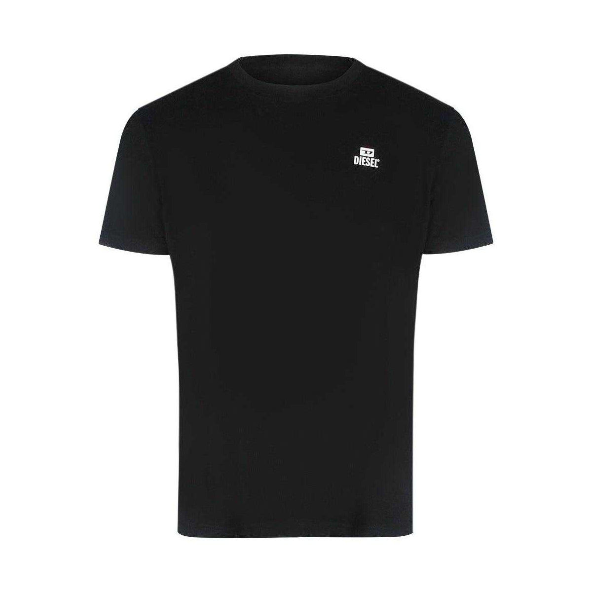 Black - Front - Diesel Unisex Adult Logo T-Shirt