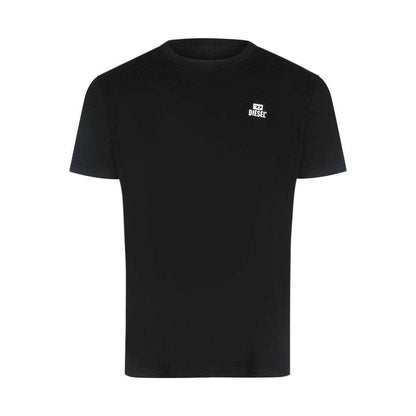 Black - Front - Diesel Unisex Adult Logo T-Shirt