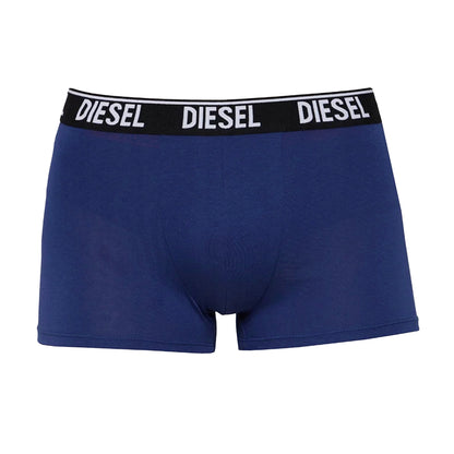 Black-Grey-Red-Blue - Side - Diesel Mens Umbx-Shawn Boxer Shorts (Pack of 5)