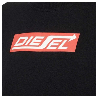 Black - Side - Diesel Unisex Adult Arrow Logo T-Shirt