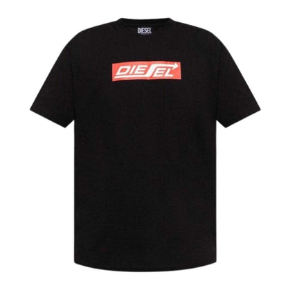 Black - Front - Diesel Unisex Adult Arrow Logo T-Shirt