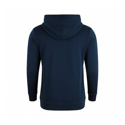 Navy Blue - Back - Cavalli Class Mens Floral Logo Hoodie