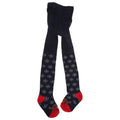 Navy - Front - Childrens Girls Cotton Rich Festive Tights (1 Pair)