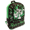 Black-Green-White - Side - Rick And Morty Logo Backpack