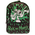 Black-Green-White - Front - Rick And Morty Logo Backpack
