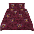 Maroon - Side - West Ham United FC Duvet Cover Set