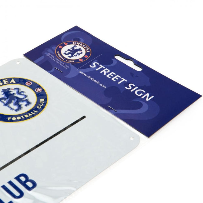 White - Back - Chelsea FC Official Street Sign