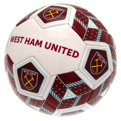Maroon-White - Side - West Ham United FC Crest Football