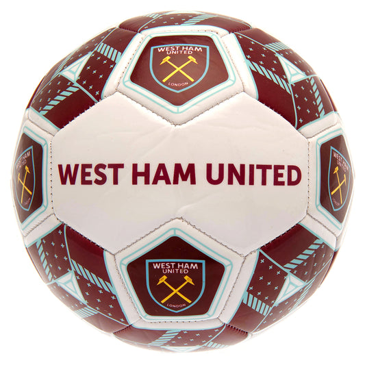 Maroon-White - Front - West Ham United FC Crest Football