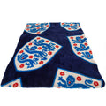 Blue-White-Red - Back - England FA Fleece Crest Blanket