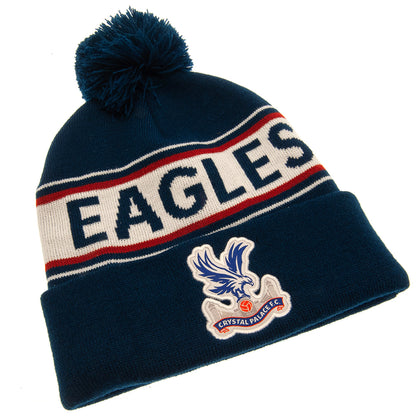 Navy Blue-Red - Back - Crystal Palace FC Ski Hat