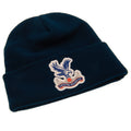 Navy Blue - Back - Crystal Palace FC Crest Cuffed Beanie