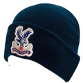 Navy Blue - Front - Crystal Palace FC Crest Cuffed Beanie
