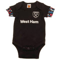Black-Maroon - Back - West Ham United FC Baby Bodysuit (Pack of 2)