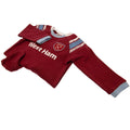 Claret Red-Blue - Back - West Ham United FC Baby Sleepsuit