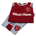 Claret Red-Blue - Back - West Ham United FC Baby Top & Bottom Set