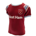 Claret Red-Blue - Side - West Ham United FC Baby Top & Bottom Set