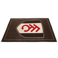 Brown-Red - Back - Fulham FC Crest Area Rug